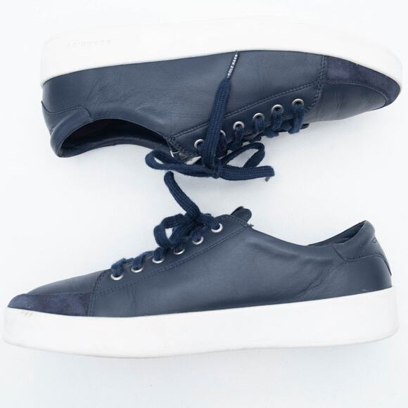 Cole Haan Blue Leather GrandPrø Sneakers Size 8 - Picture 5 of 10